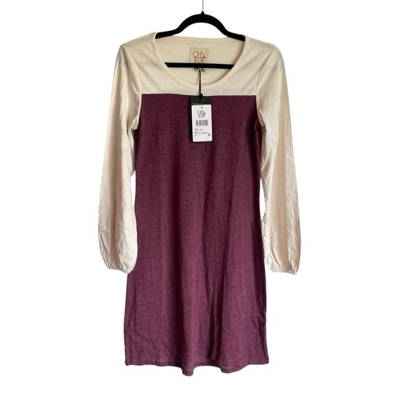 Chaser Cake & Pomegranate Long Sleeve Sheath Dress Stretchy Style CW 7495 NWT - Picture 1 of 6